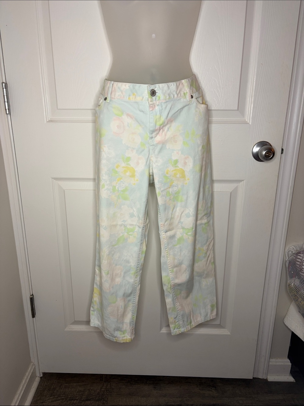 J. Jill Petite Floral Capri Pants Women’s Size 12P
